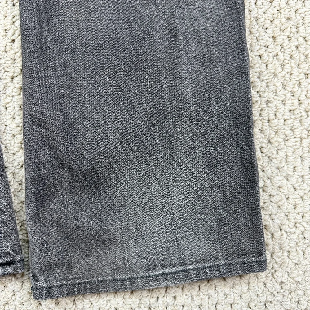True Religion Jeans 36 (Fits 37x34) Gray Wash Ricky Relaxed Straight Flap Pocket